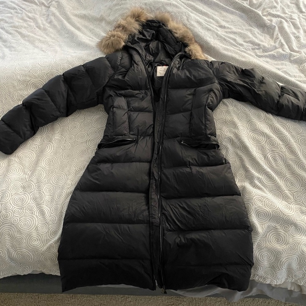 Moncler full length woman’s parka